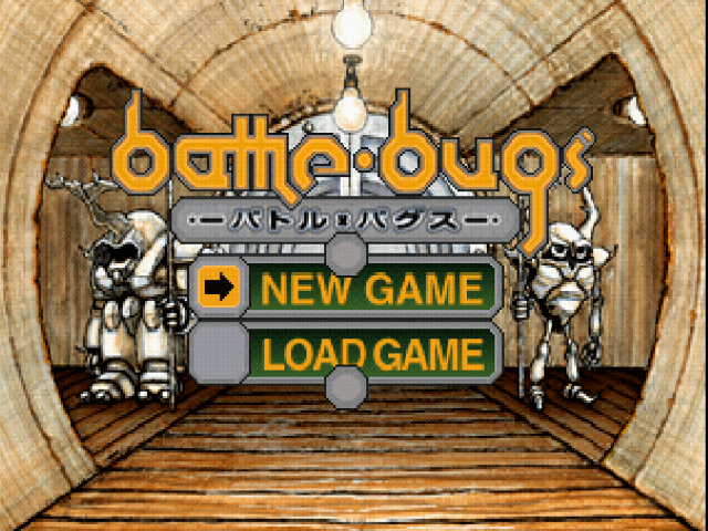 Battle Bugs title screen for Playstation